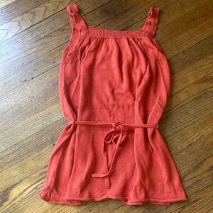 Erica Tanov cotton sweater tank